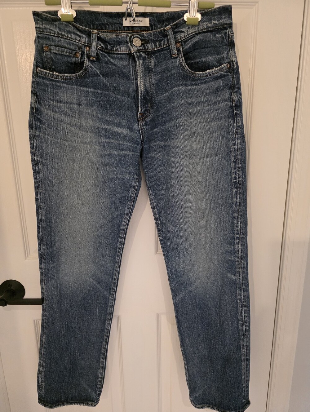 MOUSSY Vintage Townsend Straight Jeans Size 28 Japanese Denim
